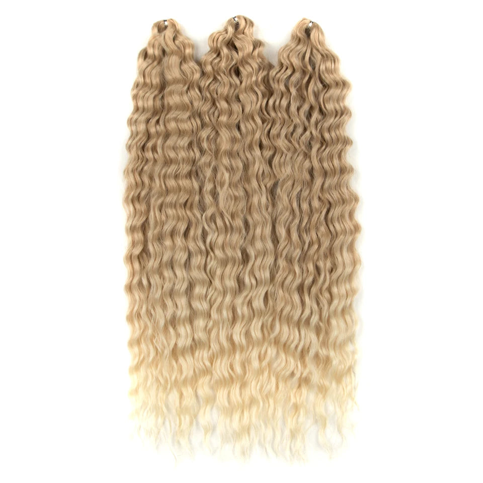 Water Wave Synthetic Crochet Hair - Various Colors Available