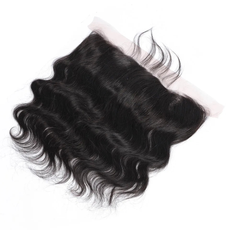 Remy Brazilian Body Wave Human Hair Lace Frontal With Baby Hair - Various Options Available
