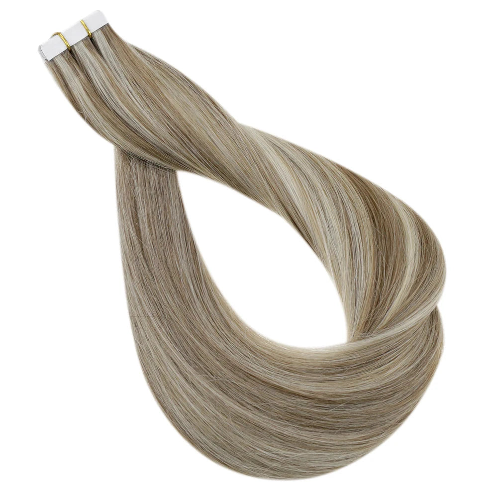 100% Remy Human Hair Seamless Skin Weft Tape Ins