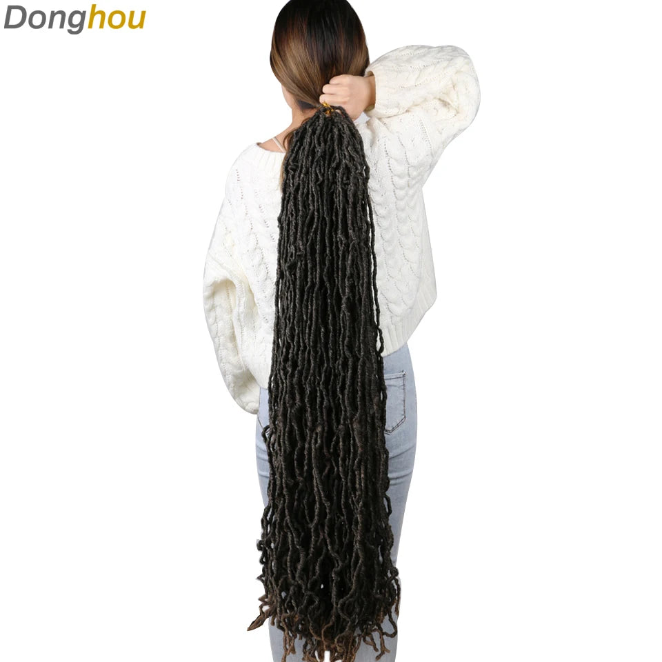 Faux Locs Crochet Synthetic Hair - Various Colors Available