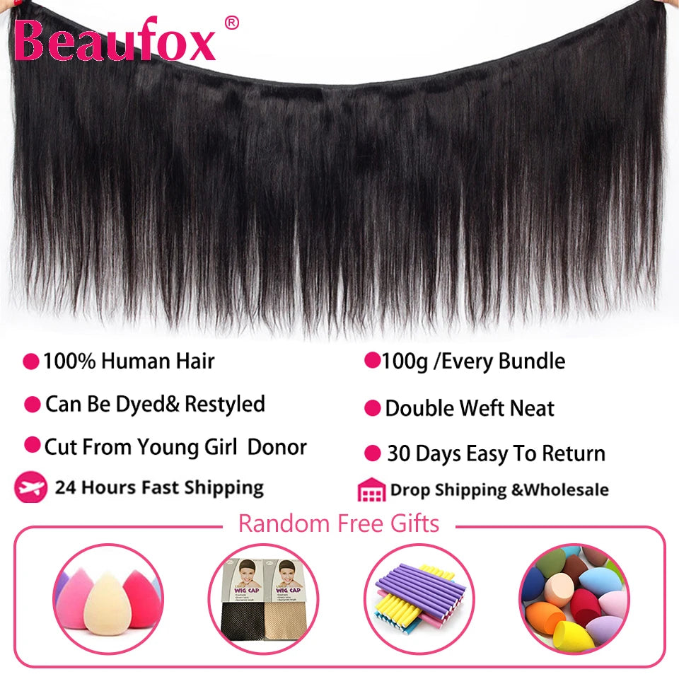 Straight Bundles Human Hair (Two Colors Available)