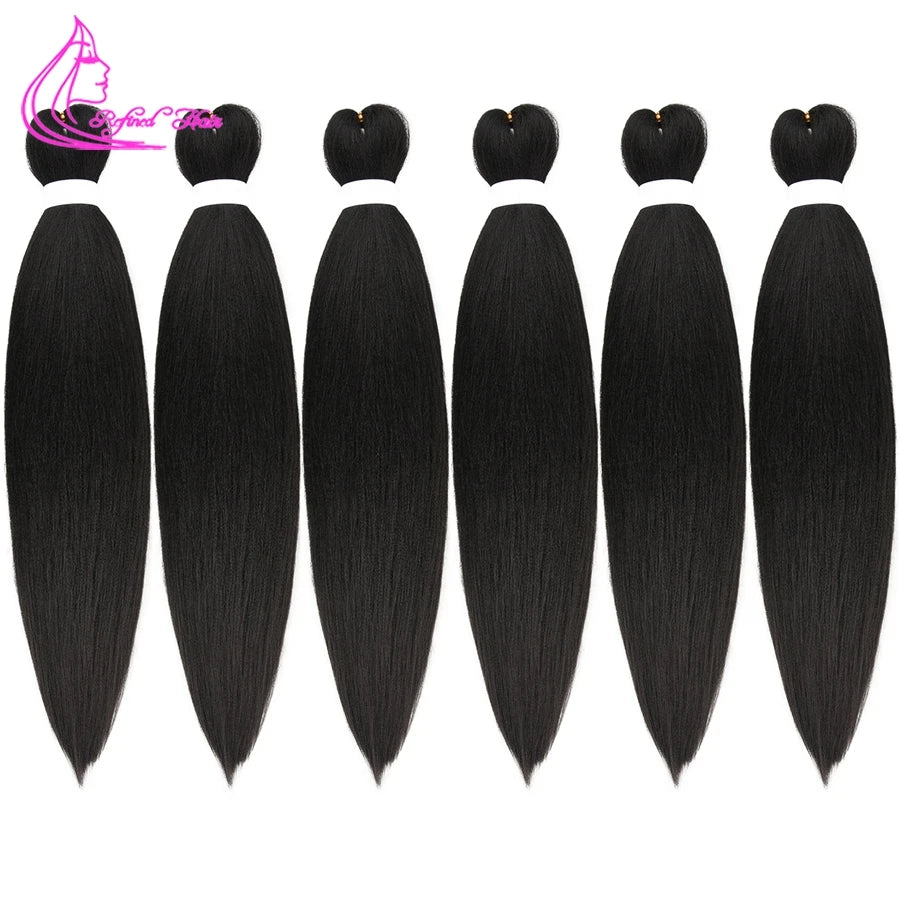 Refined Hair Pre stretched EZ Braid Synthetic - Various Colors Available
