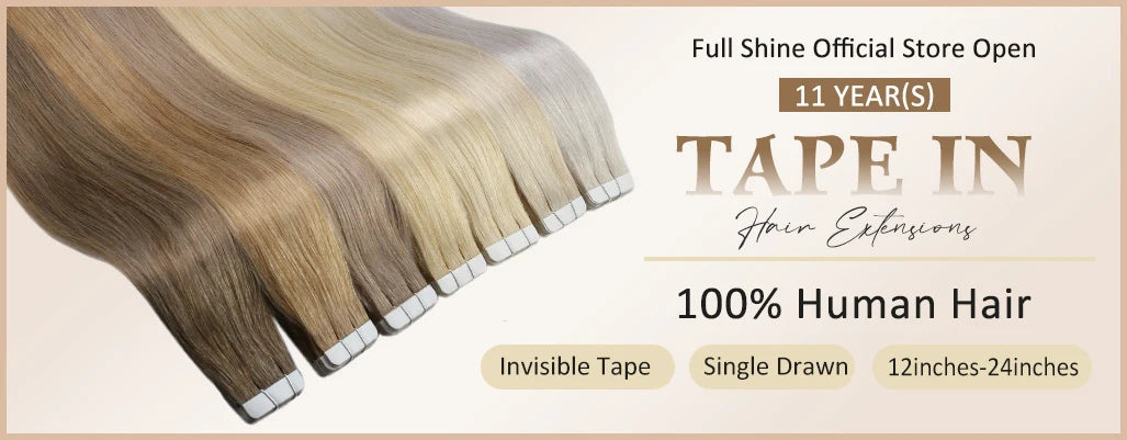 100% Remy Human Hair Seamless Skin Weft Tape Ins