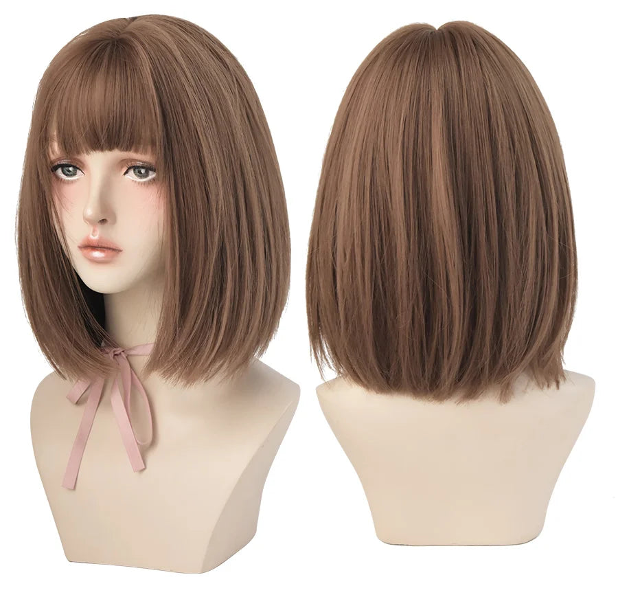 Short Bob Synthetic Wig - Various Colors Available