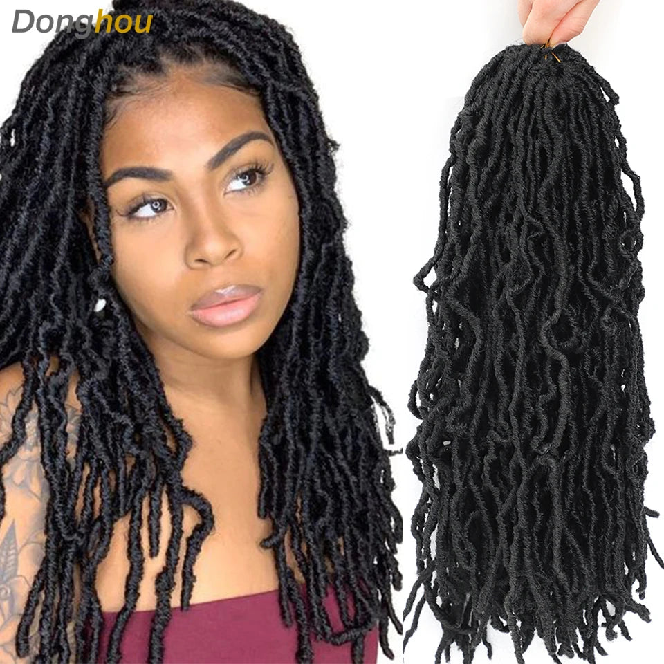 Faux Locs Crochet Synthetic Hair - Various Colors Available