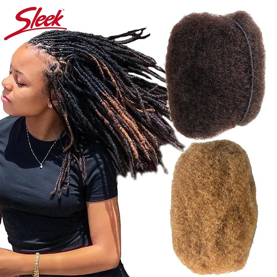 Afro Kinky Bulk Human Hair For Braiding (Lightweight) Various Colors Available