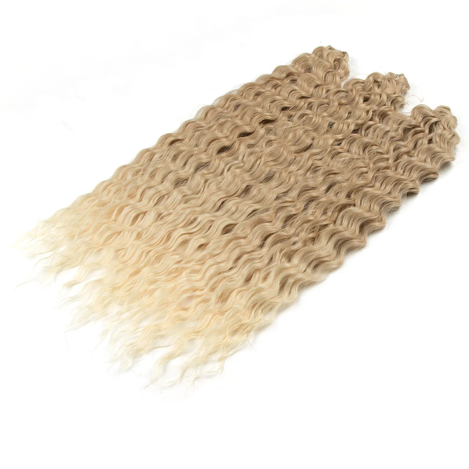 Water Wave Synthetic Crochet Hair 24 Inch - Various Colors Available