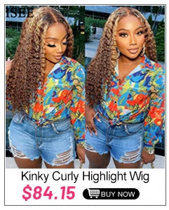 Curly Bob V Part Human Hair Wig