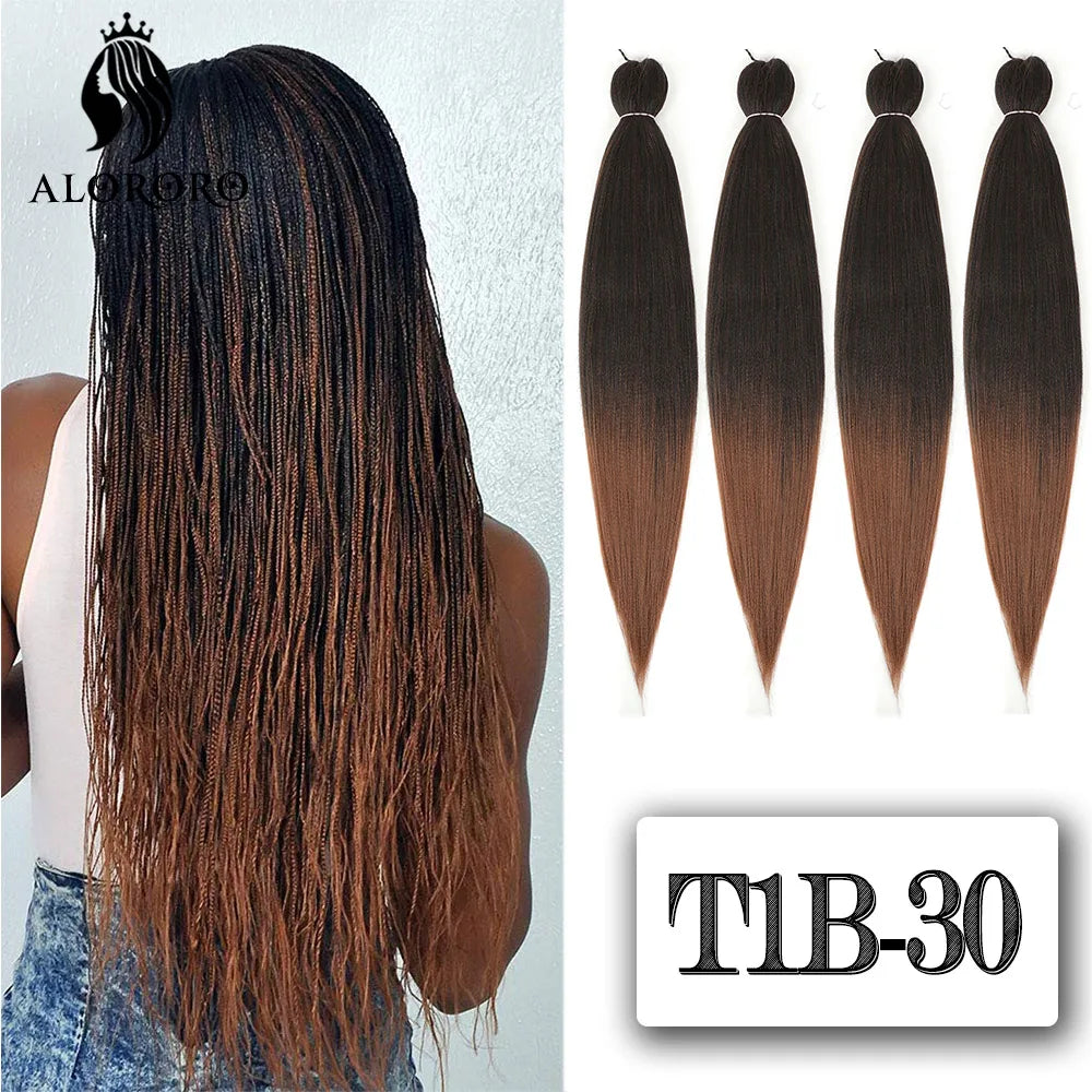 30/42/48 Inch Yaki Synthetic Jumbo Braiding Hair
