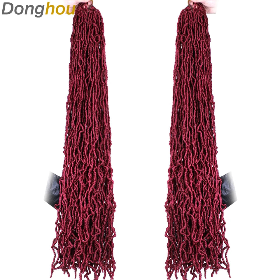 Faux Locs Crochet Synthetic Hair - Various Colors Available