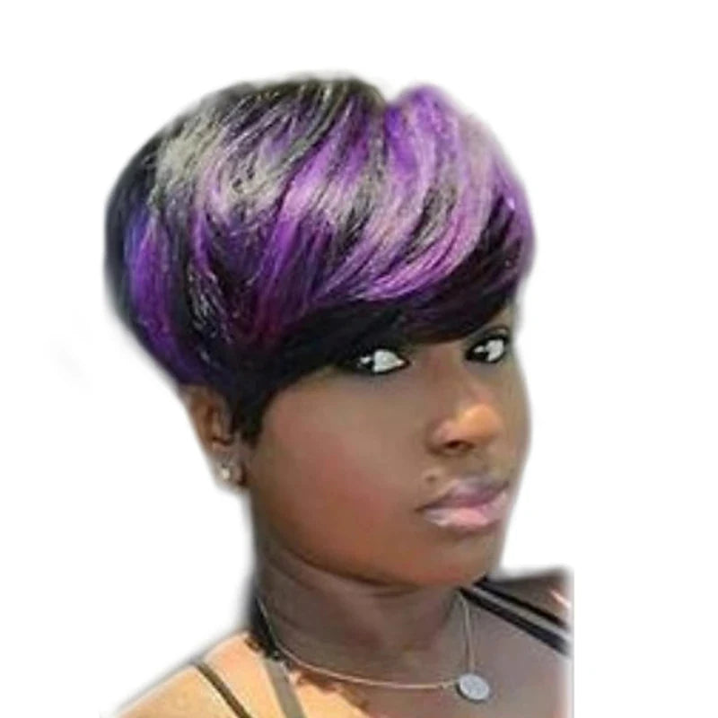 Synthetic Short Cut Curly Wig - Various Colors Available