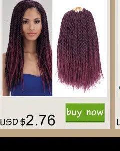 Senegalese Twist Synthetic Crochet Braided Hair - Various Colors Available