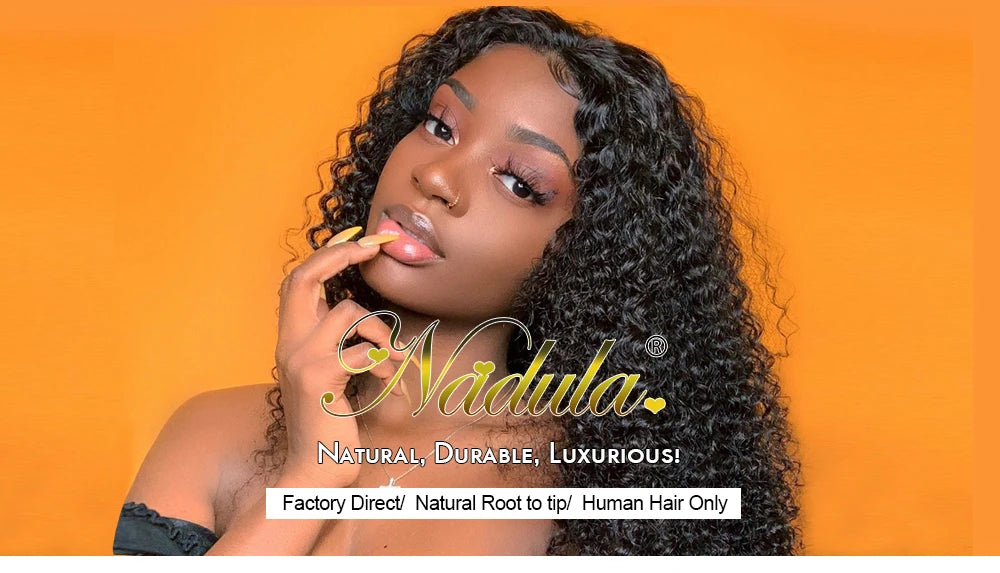 Kinky Curly Human Hair Headband Wig