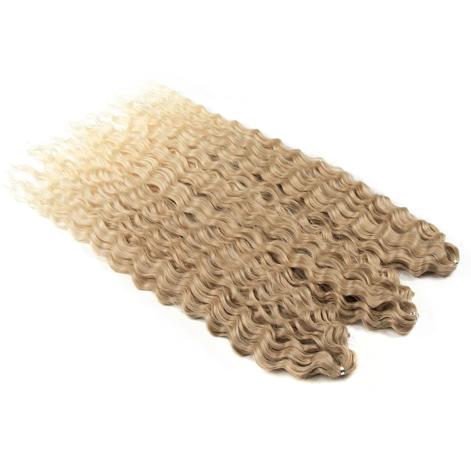 Water Wave Synthetic Crochet Hair - Various Colors Available