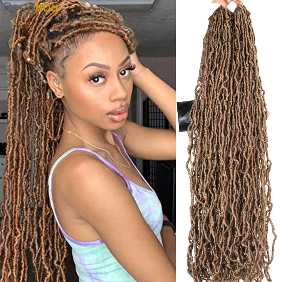 Faux Locs Crochet Synthetic Hair - Various Colors Available