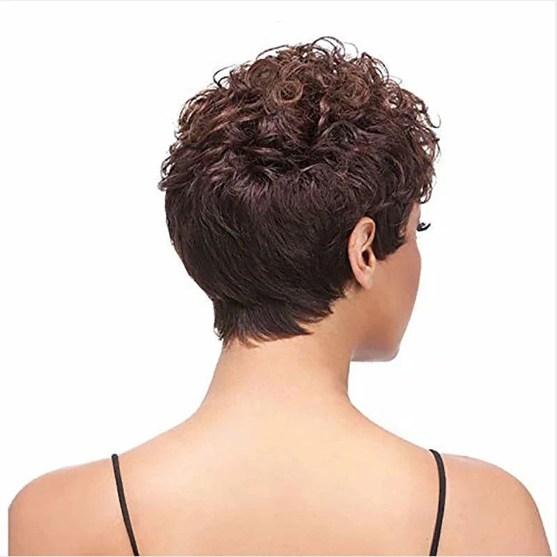 Synthetic Short Cut Curly Wig - Various Colors Available