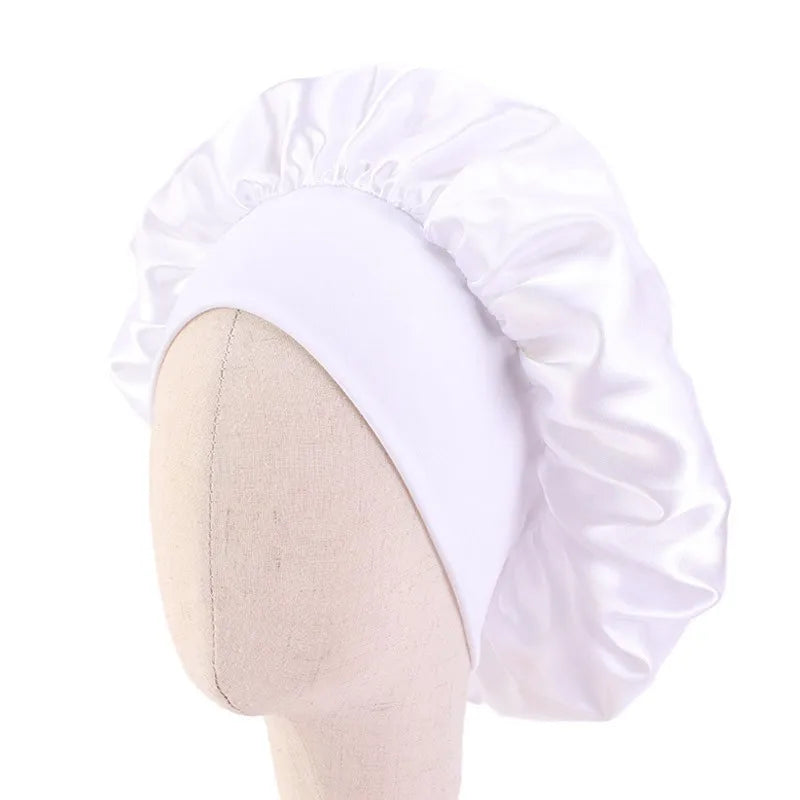 Girls Satin Wide Band Bonnet For Babies/Children