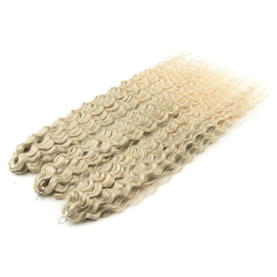 Water Wave Synthetic Crochet Hair 24 Inch - Various Colors Available