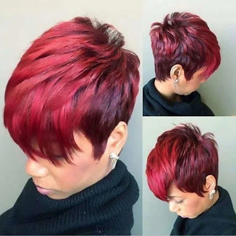 Synthetic Short Cut Curly Wig - Various Colors Available