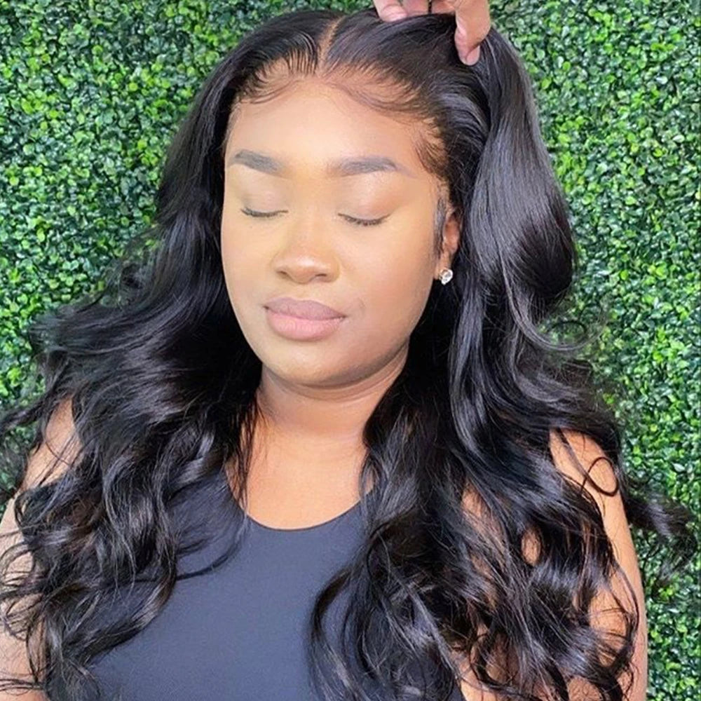 Remy Brazilian Body Wave Human Hair Lace Frontal With Baby Hair - Various Options Available