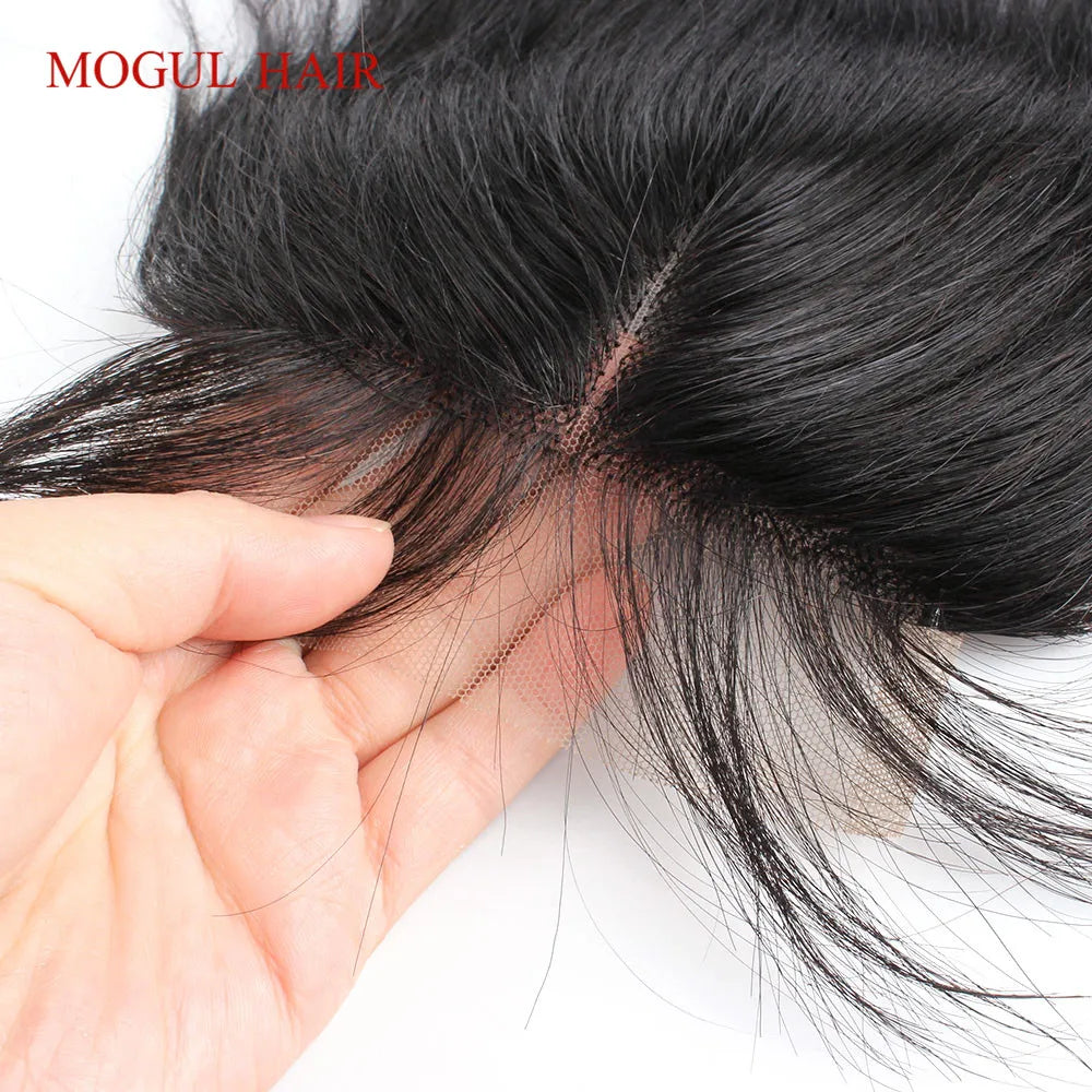 T Lace Middle Part Transparent Lace Closure Remy Human Hair - Various Options Available