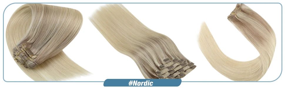 Straight Human Hair Clip Ins - Various Options Available