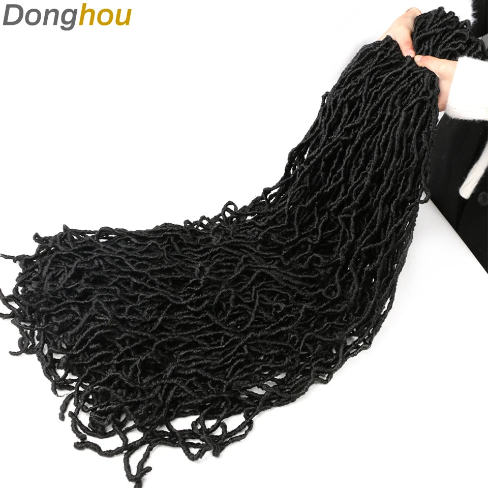 Faux Locs Crochet Synthetic Hair - Various Colors Available