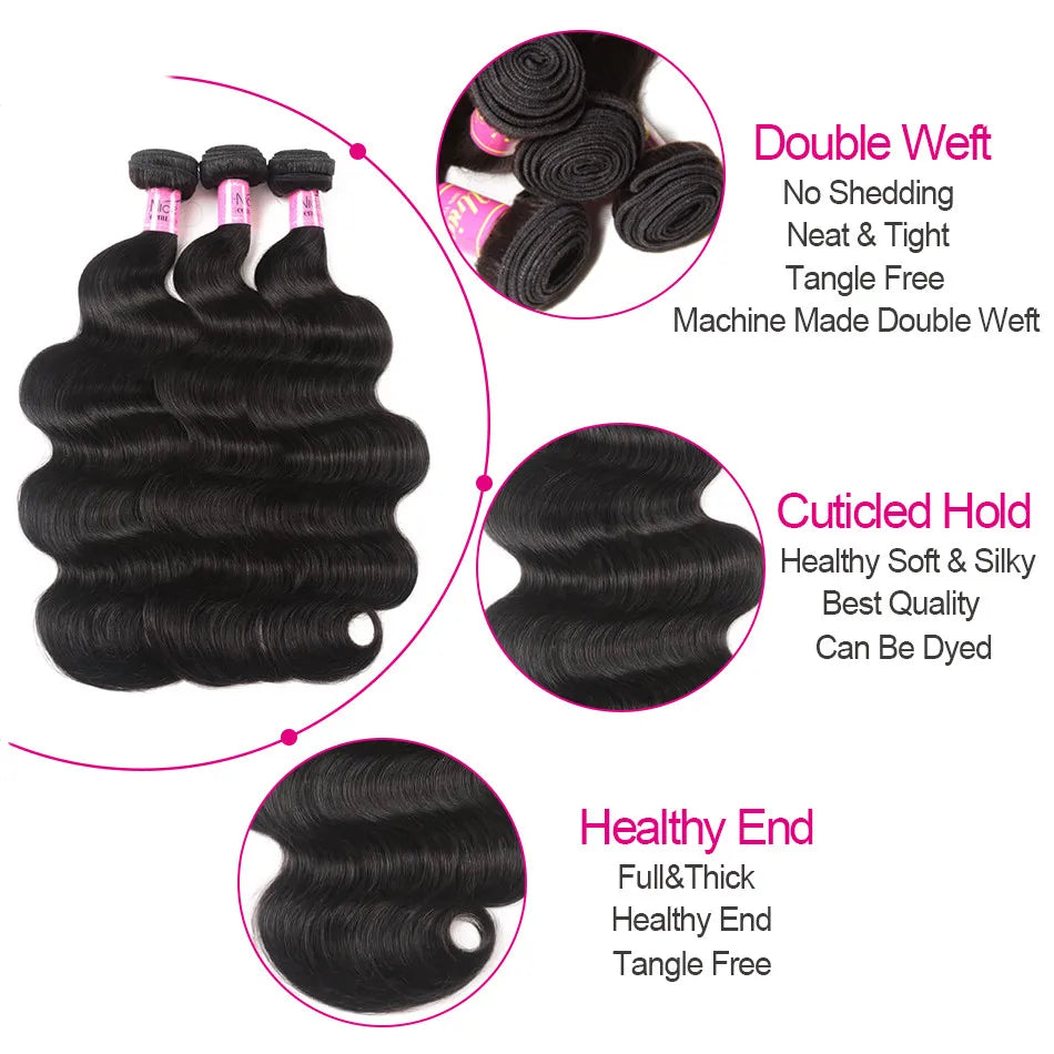 Body Wave Human Hair Bundles