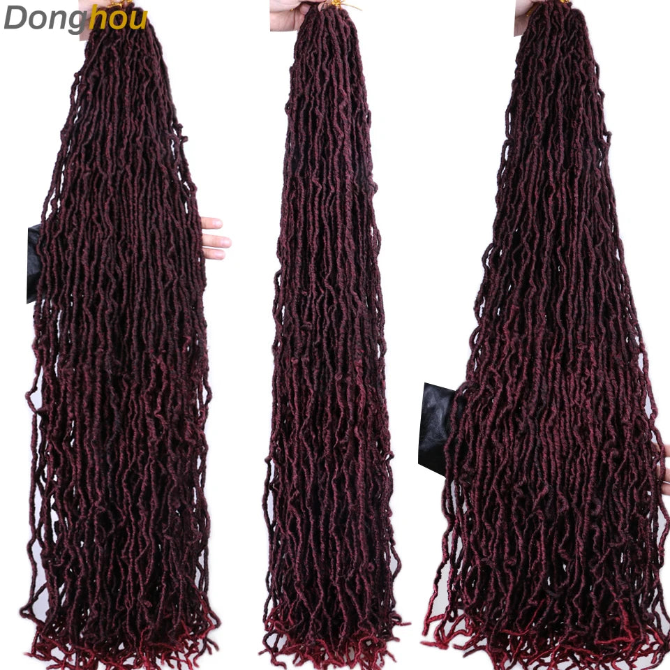 Faux Locs Crochet Synthetic Hair - Various Colors Available