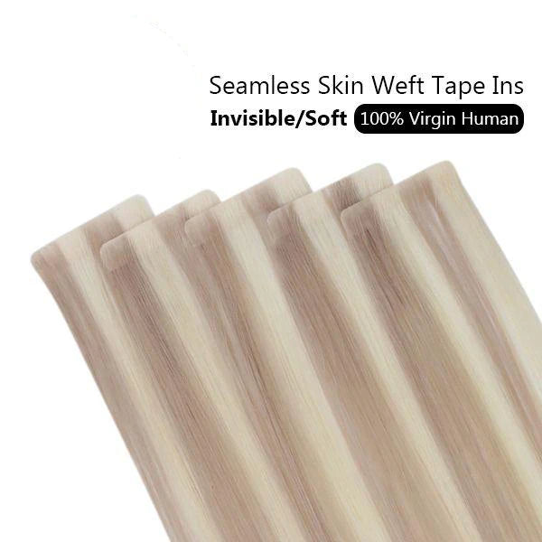 Invisible Seamless Skin Weft Injection Virgin Human Hair Tape In