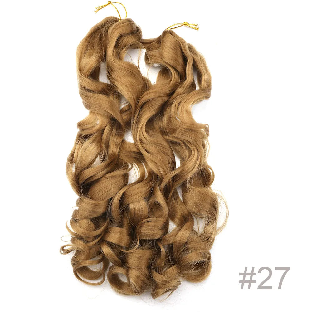 Spiral Curls Pre-Stretched Braiding Hair - Various Ombre Selections