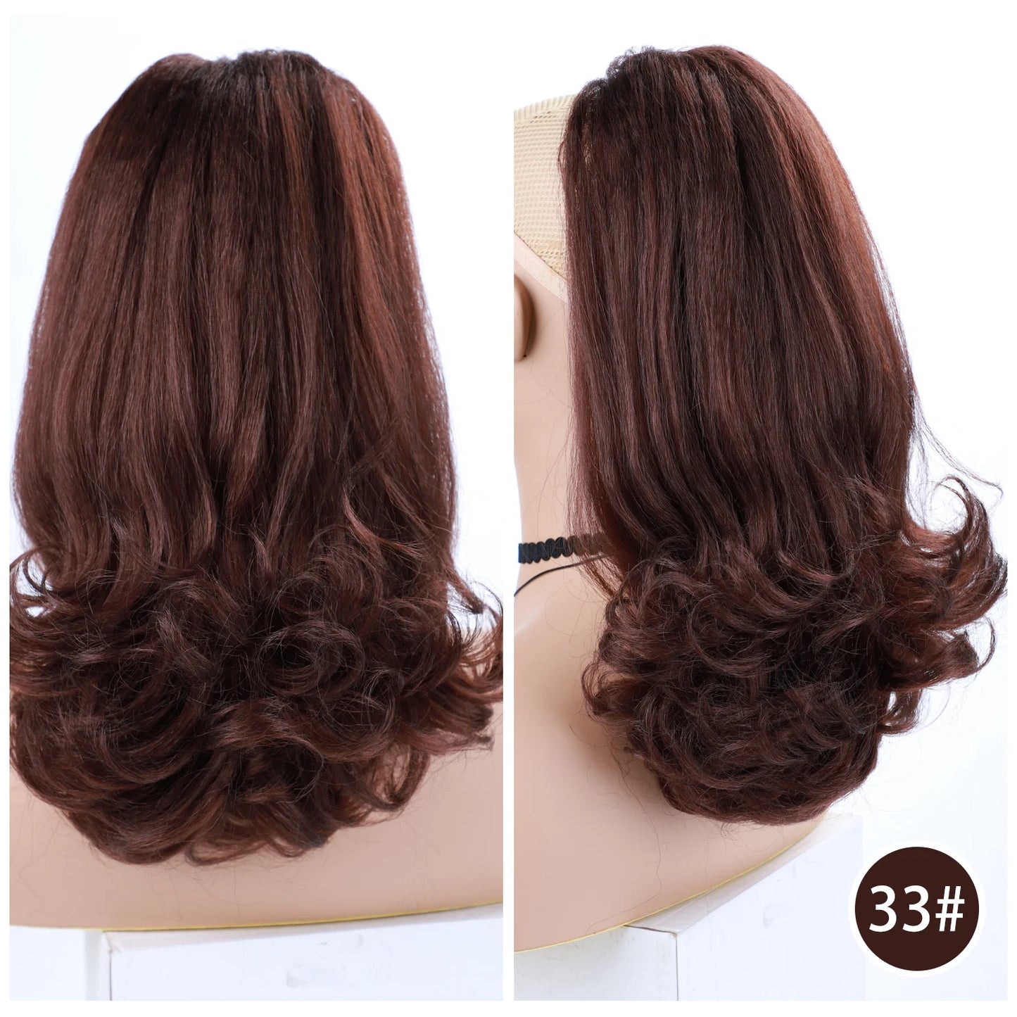 Yaki Straight Synthetic Drawstring With Two Combs Ponytails - Various Options Available