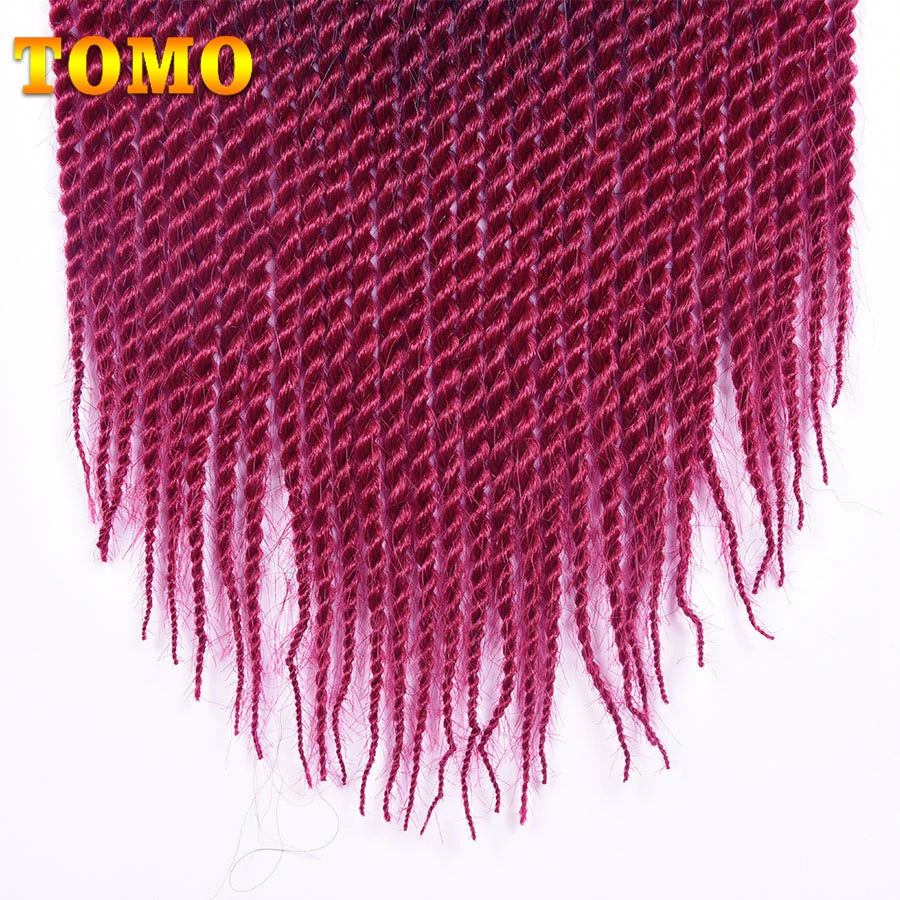 Senegalese Twist Synthetic Crochet Braided Hair - Various Colors Available