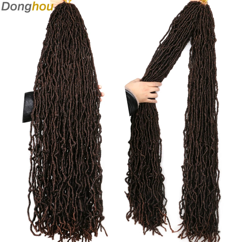 Faux Locs Crochet Synthetic Hair - Various Colors Available