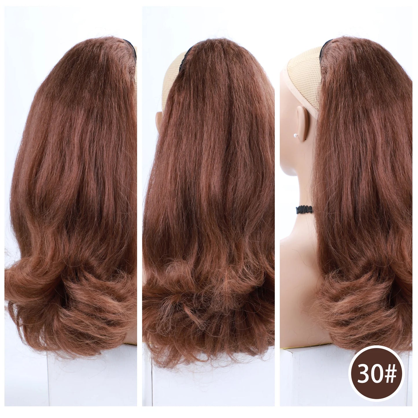 Yaki Straight Synthetic Drawstring With Two Combs Ponytails - Various Options Available