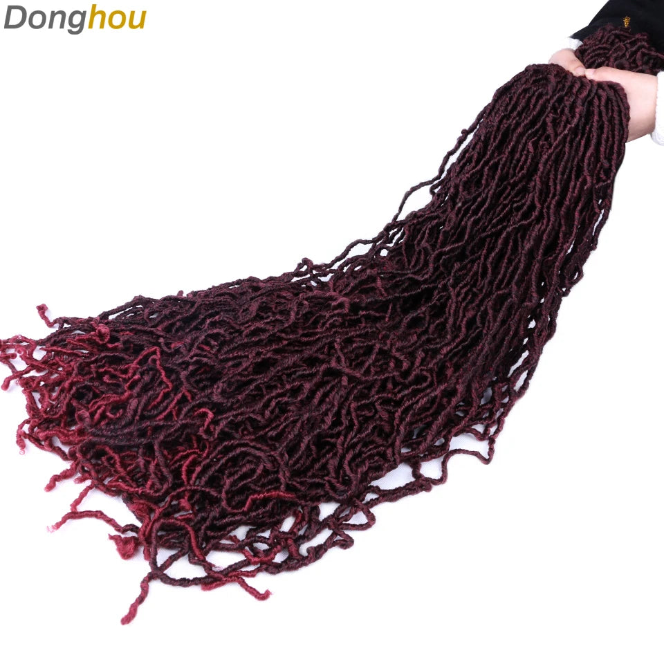 Faux Locs Crochet Synthetic Hair - Various Colors Available