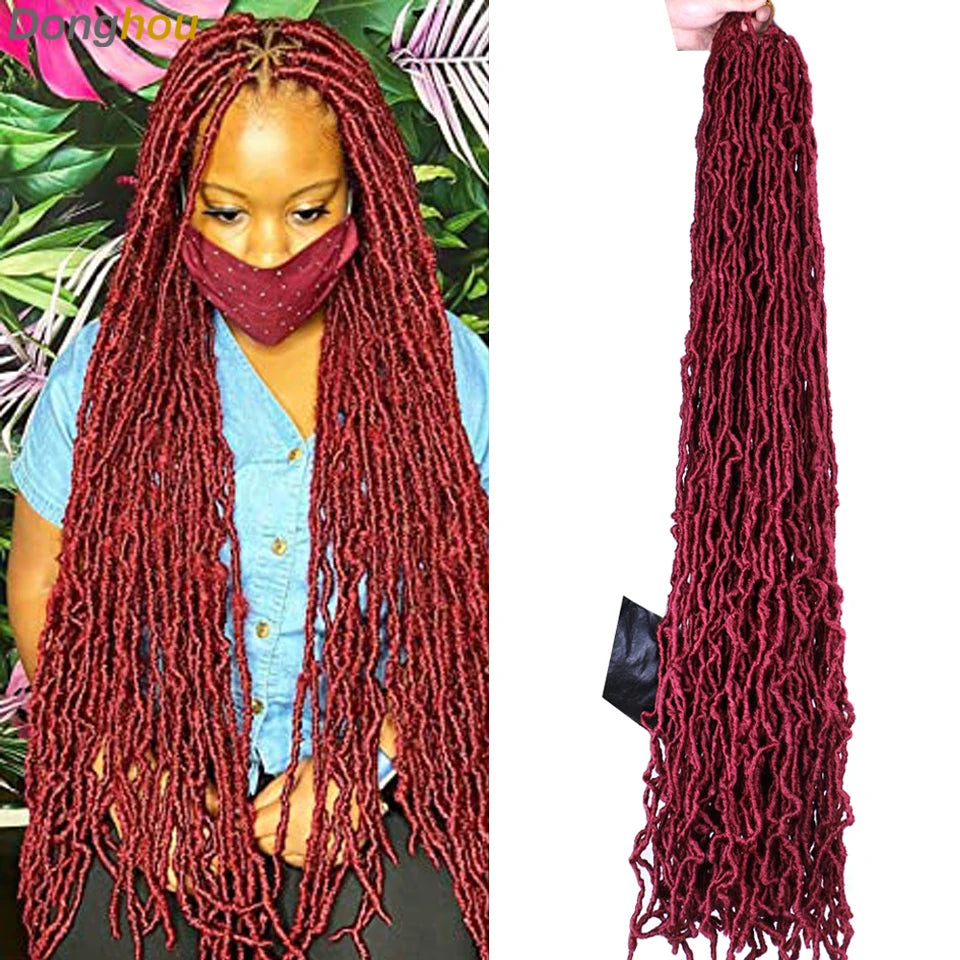 Faux Locs Crochet Synthetic Hair - Various Colors Available