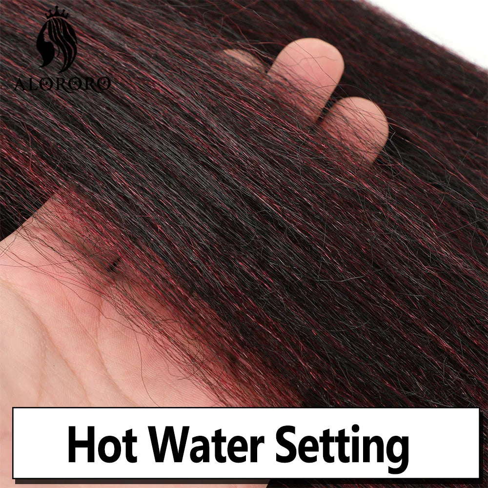 30/42/48 Inch Yaki Synthetic Jumbo Braiding Hair