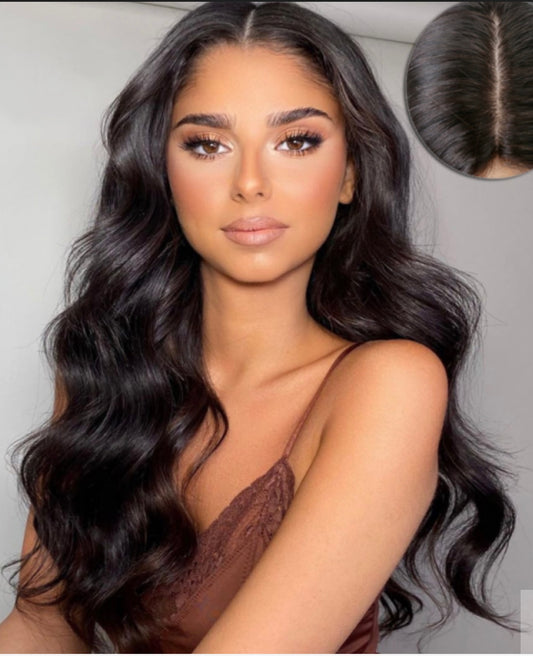 2Trendy - Human Hair Body Wave Pre-Plucked 13x4 Lace Frontal or 4X4 Closure Wigs