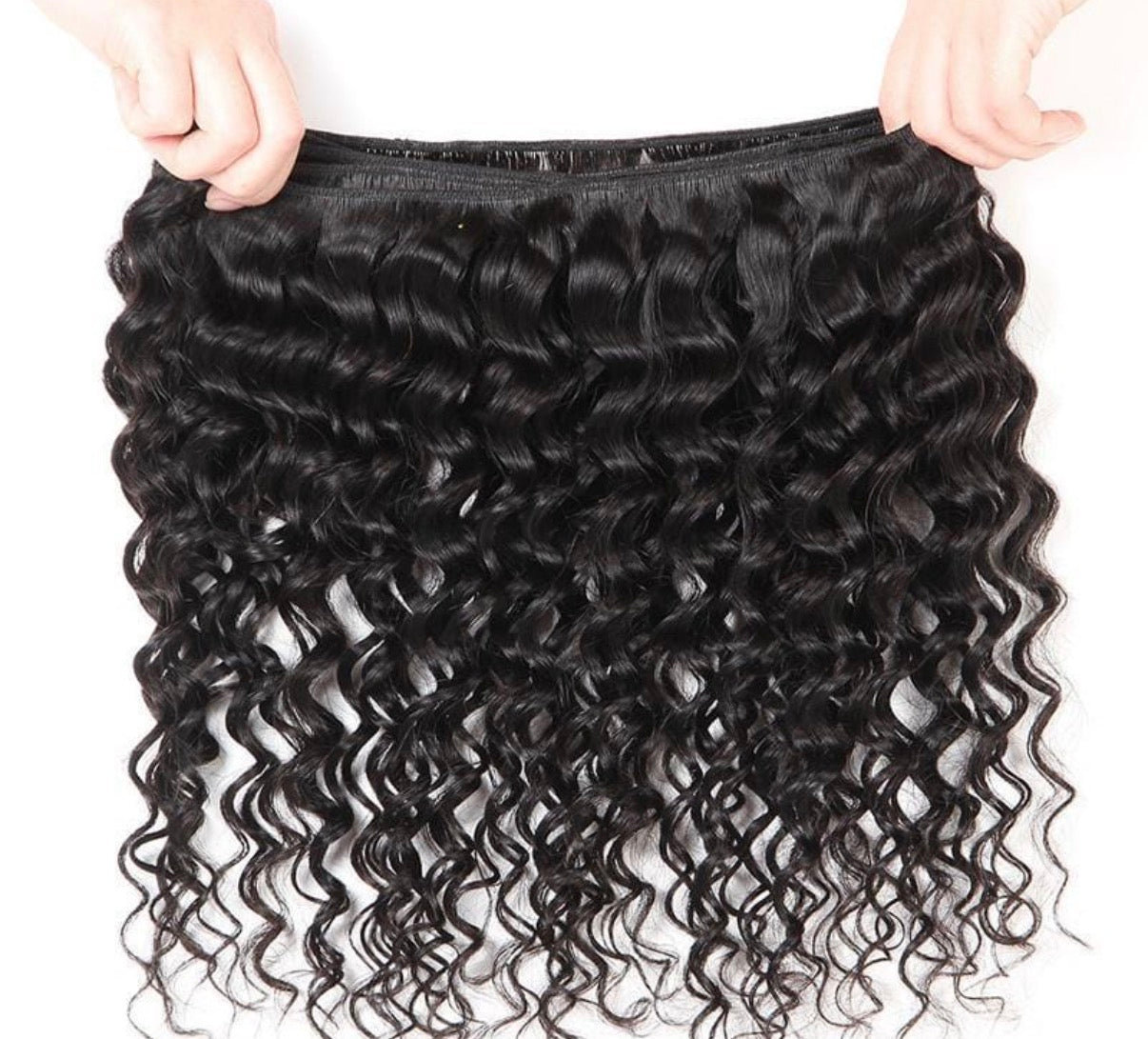 2Trendy -  Deep Wave 4 Weave Bundles 100% Human Hair