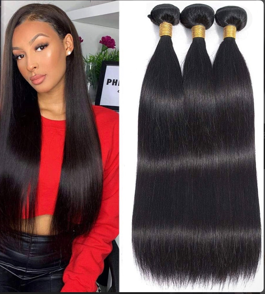 2Trendy - Straight Human Hair Bundles 3pc