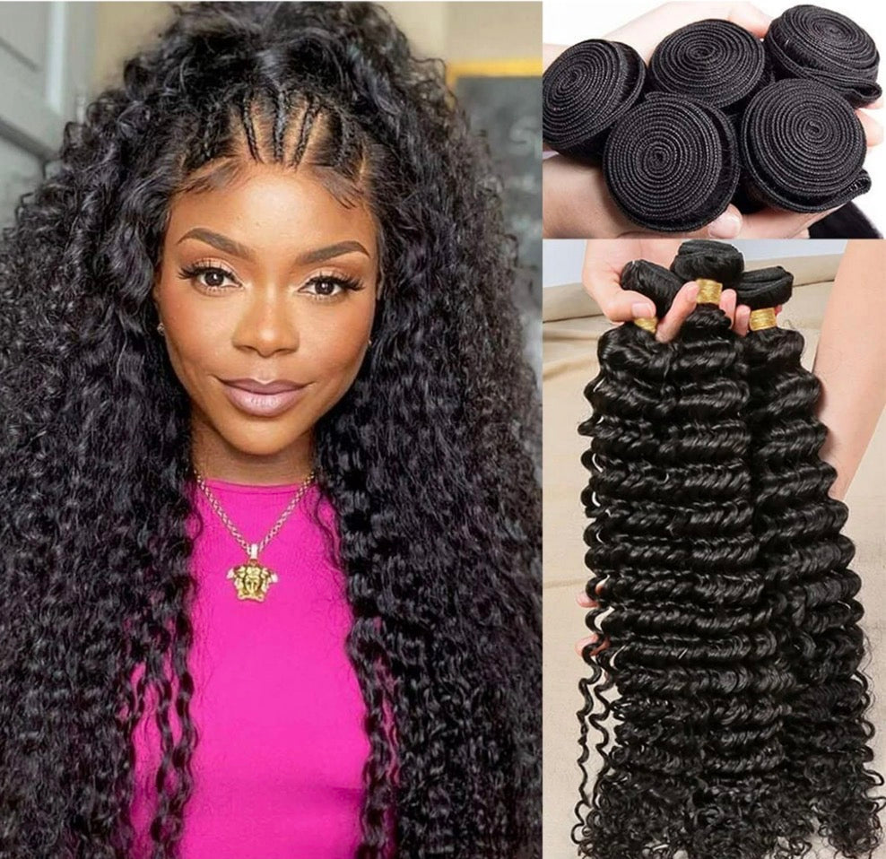 2Trendy 100% Remy 3 Deep Wave Bundles