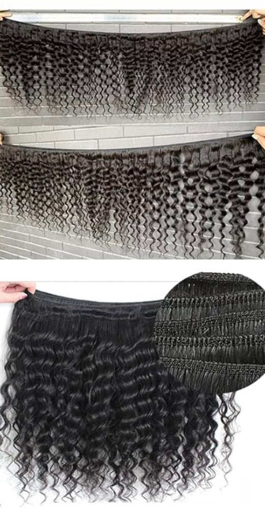 2Trendy - Deep Wave 100% Human Hair 1, 3 & 4pc Bundle Options
