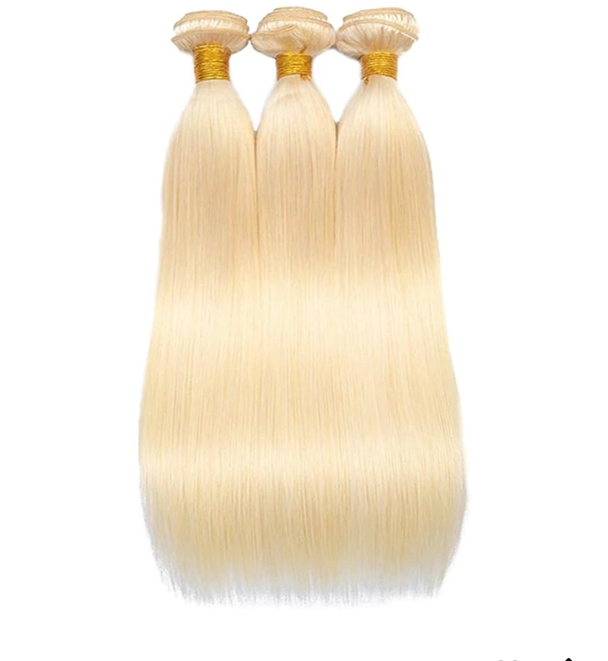 2Trendy - 3 Straight Blonde 613 Bundles Human Hair