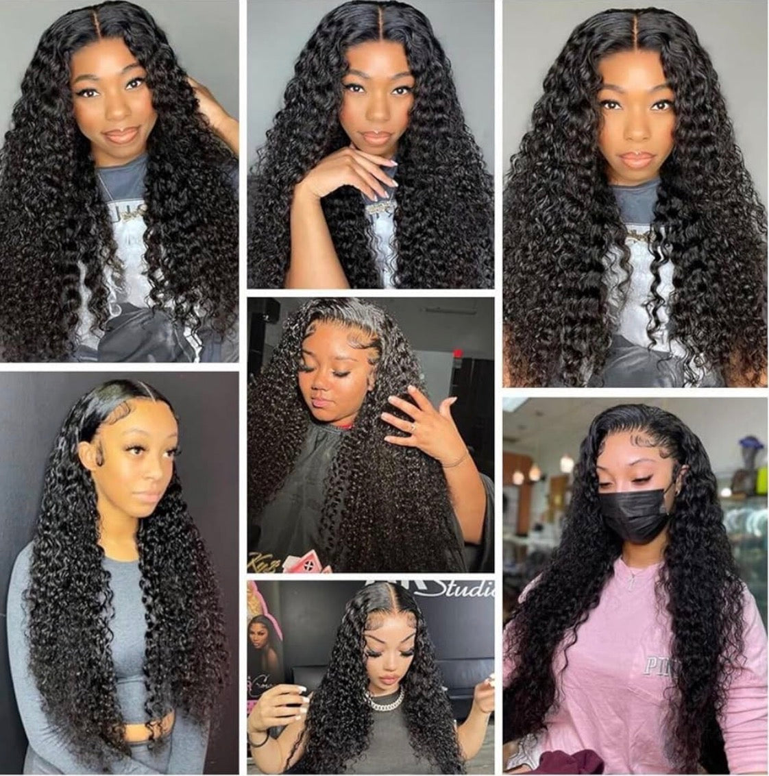 2Trendy - Deep Wave 100% Human Hair 1, 3 & 4pc Bundle Options