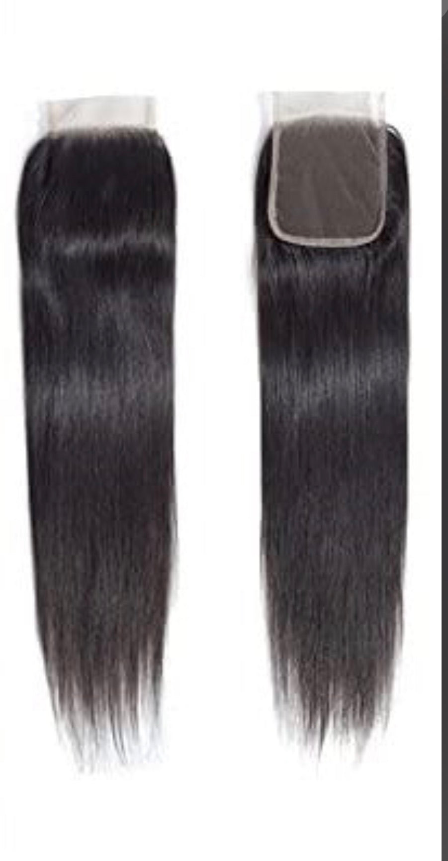 2Trendy - Straight Human Hair 5x5 HD/Transparent Lace Closure Pure-Hand Tied