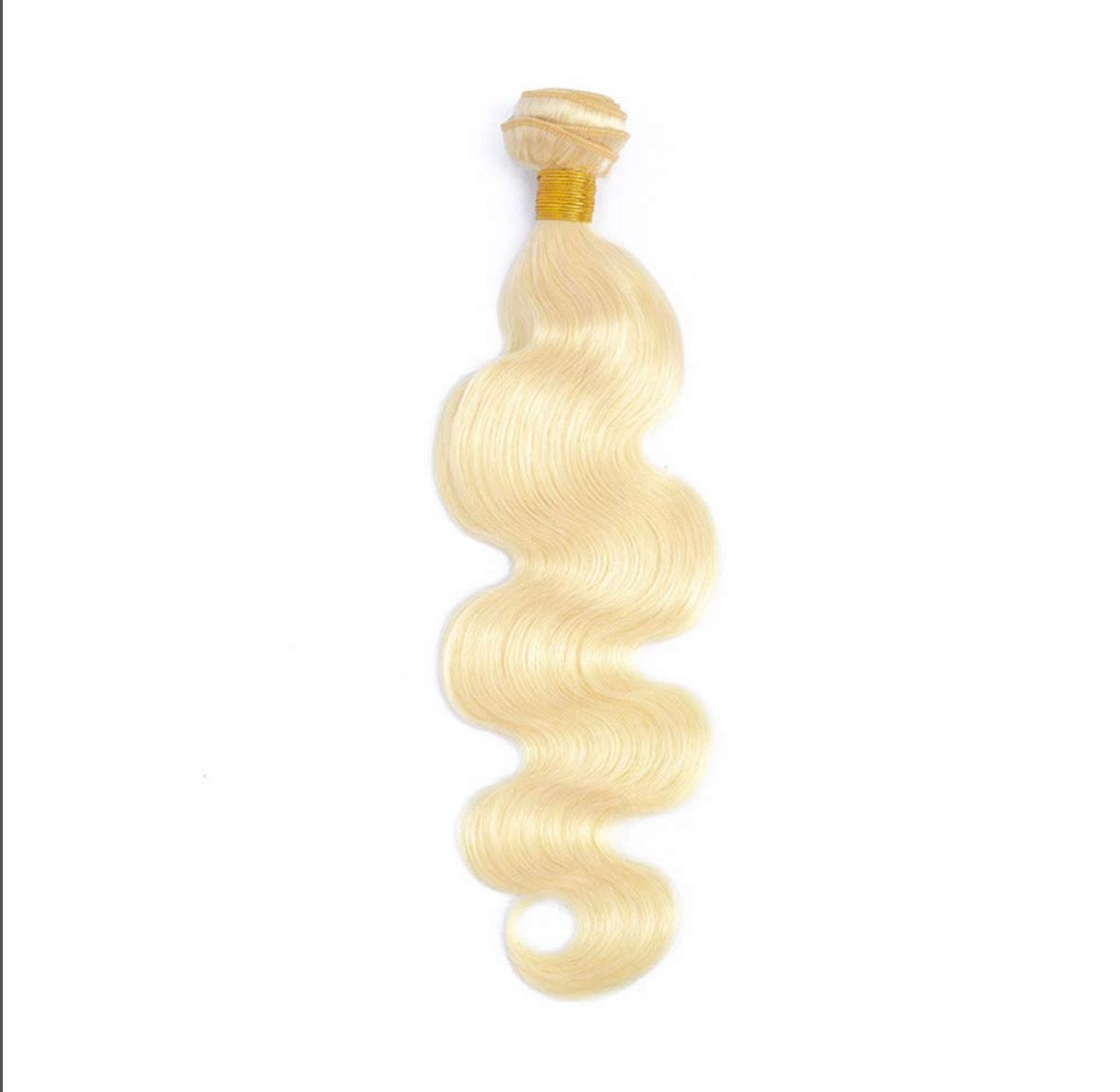 2Trendy 613 Blonde Color Body Wave Brazilian Remy Human Hair Bundles