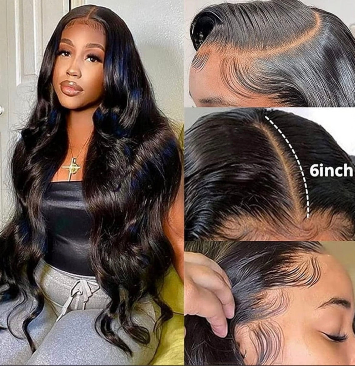 2Trendy - Lace Front Body Wave Human Hair Wig