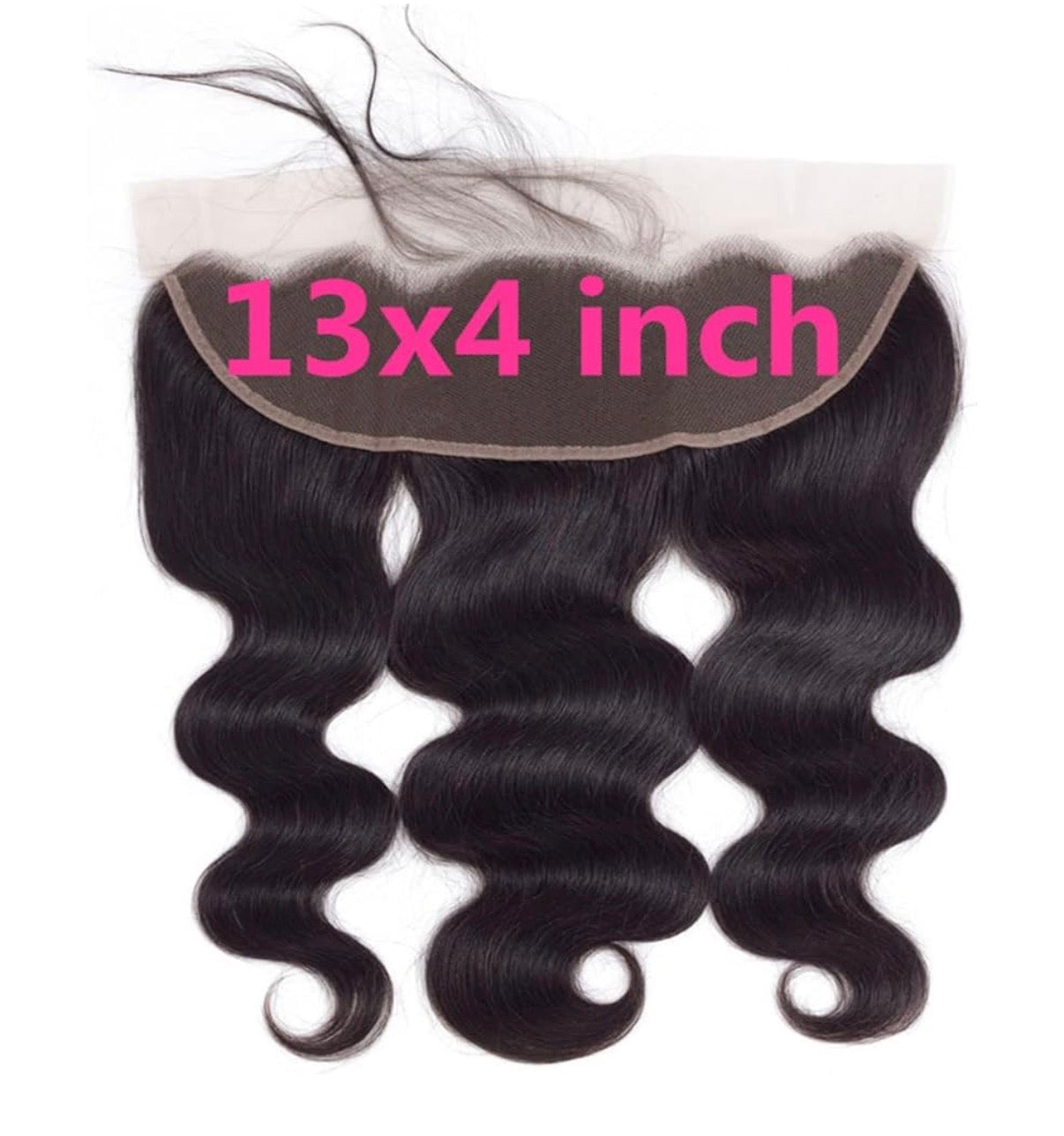 2Trendy - 3 Body Wave Bundles With 13x4 Frontal Transparent Lace
