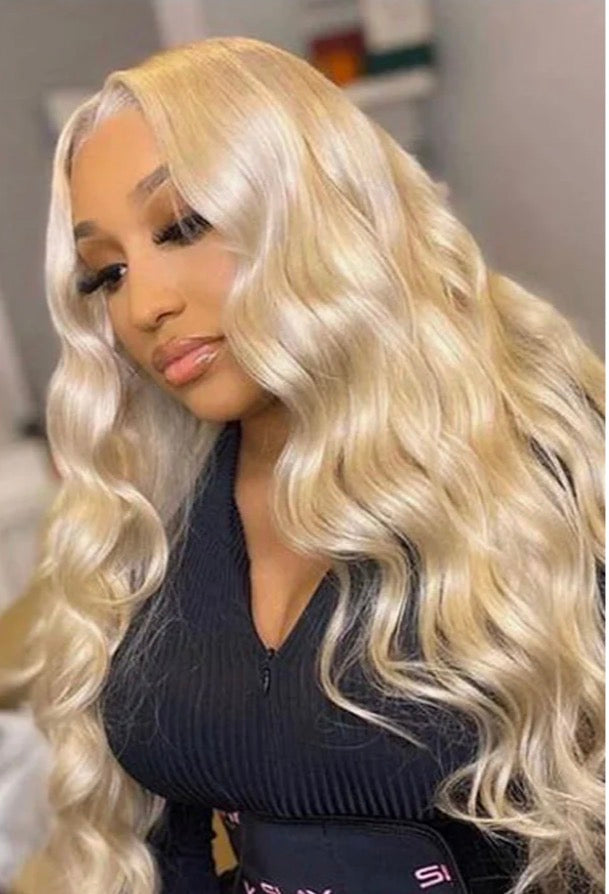 2Trendy 613 Blonde Color Body Wave Brazilian Remy Human Hair Bundles